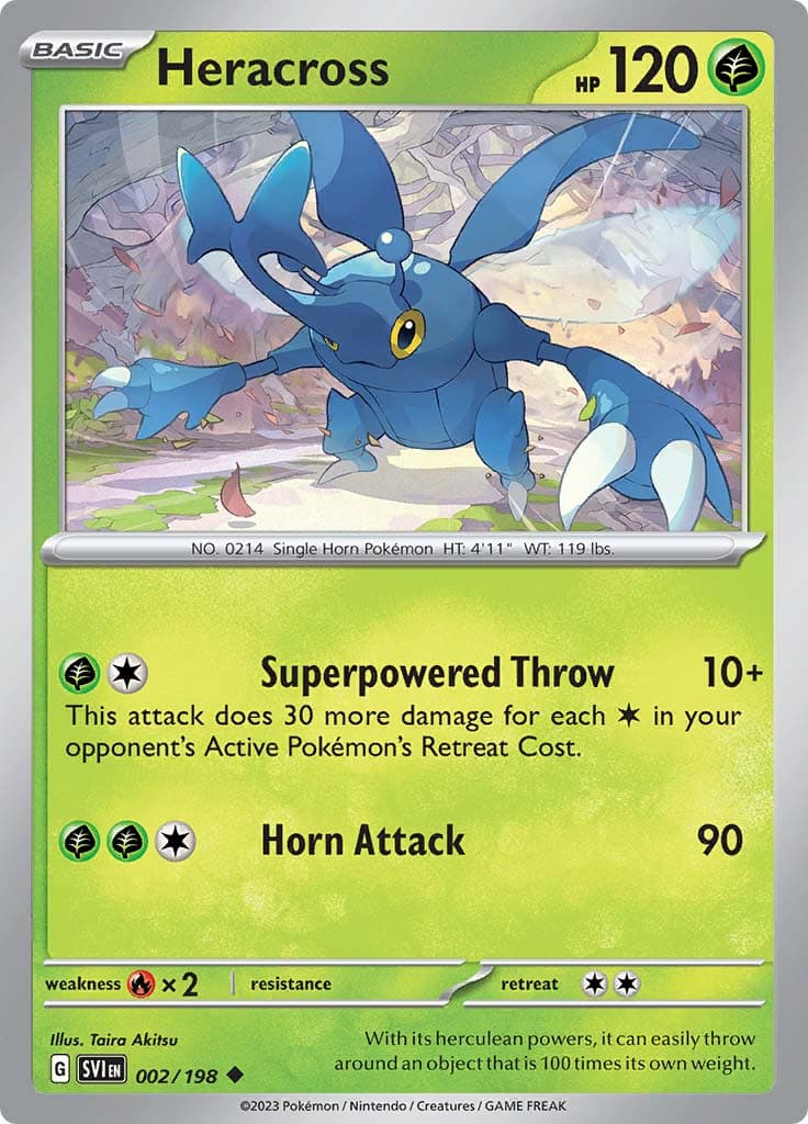 Scarlet Violet Base Heracross