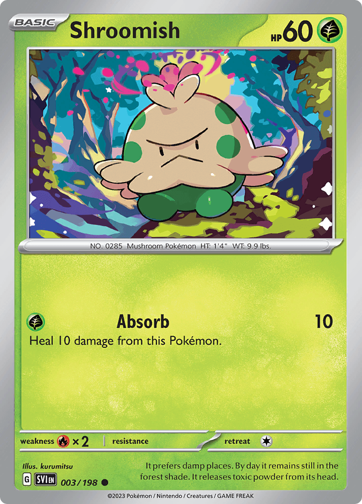 Scarlet Violet Base Shroomish