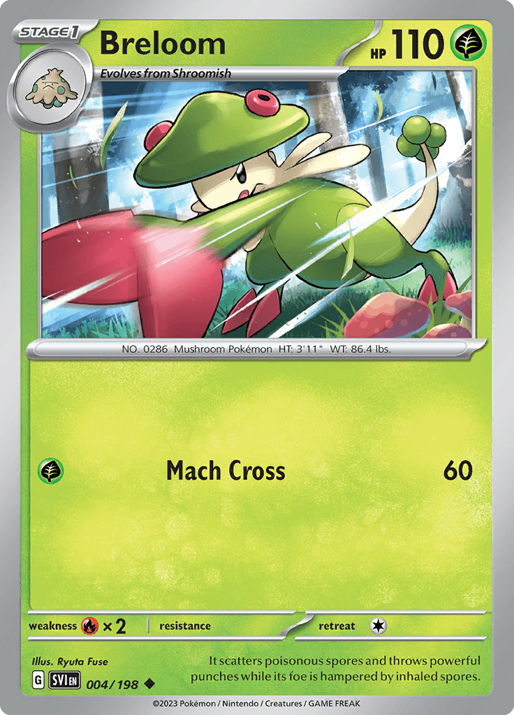 Scarlet Violet Base Breloom