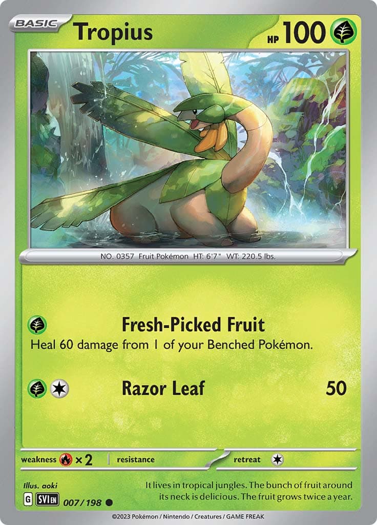Scarlet Violet Base Tropius
