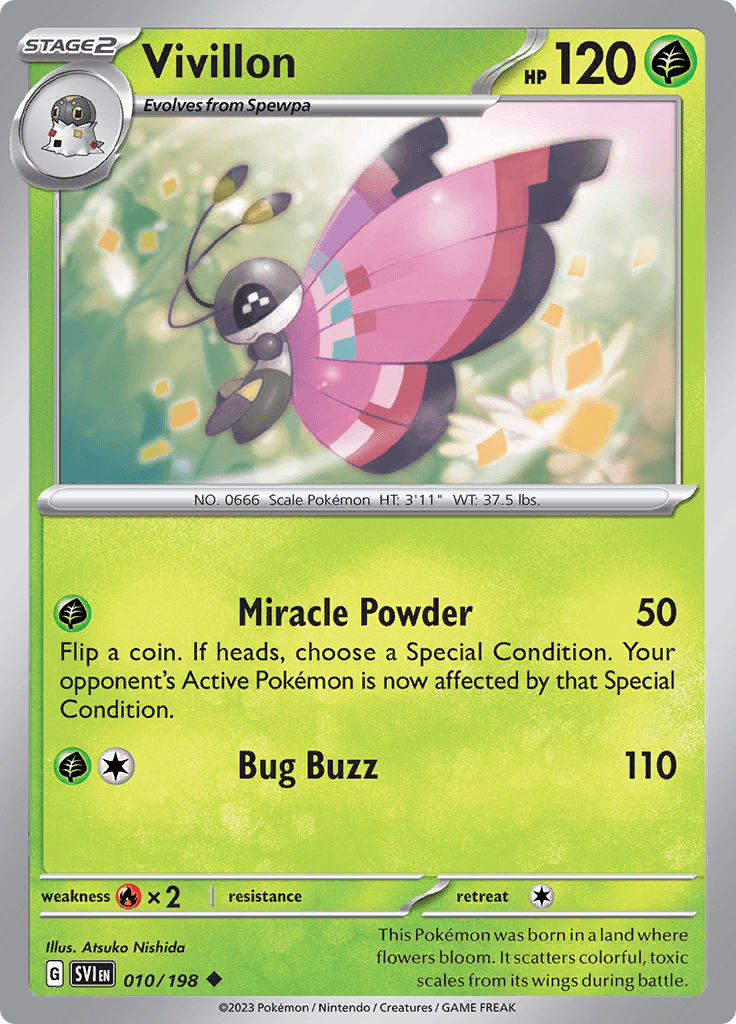 Scarlet Violet Base Vivillon
