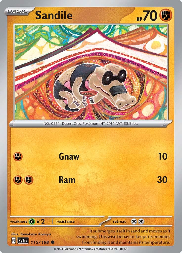 Scarlet Violet Base Sandile