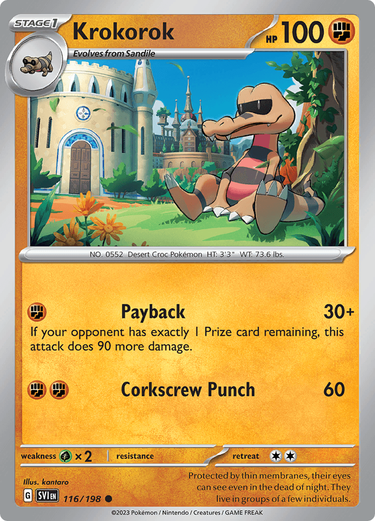 Scarlet Violet Base Krokorok