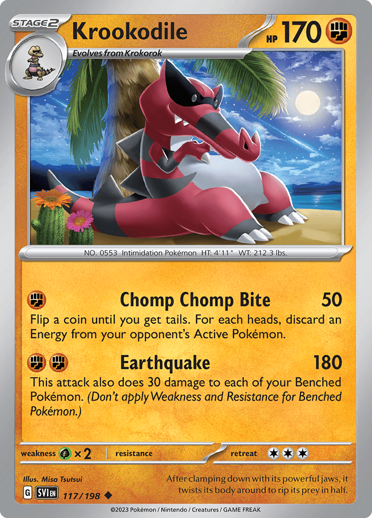 Scarlet Violet Base Krookodile