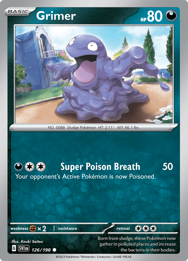 Scarlet Violet Base Grimer