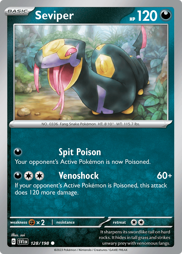 Scarlet Violet Base Seviper
