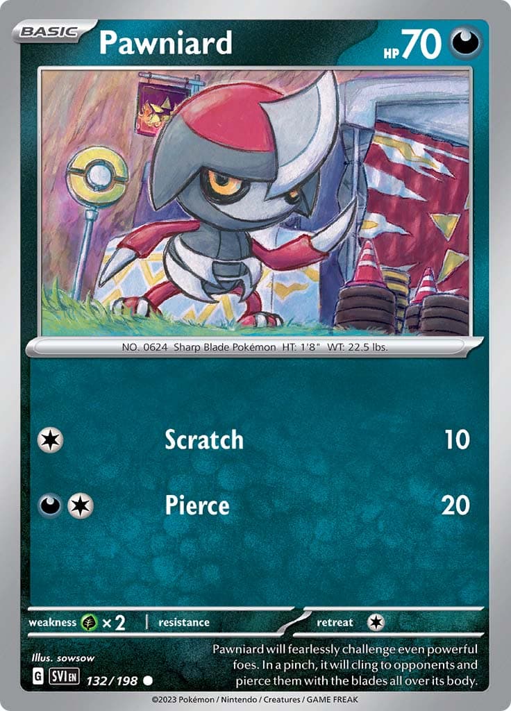 Scarlet Violet Base Pawniard