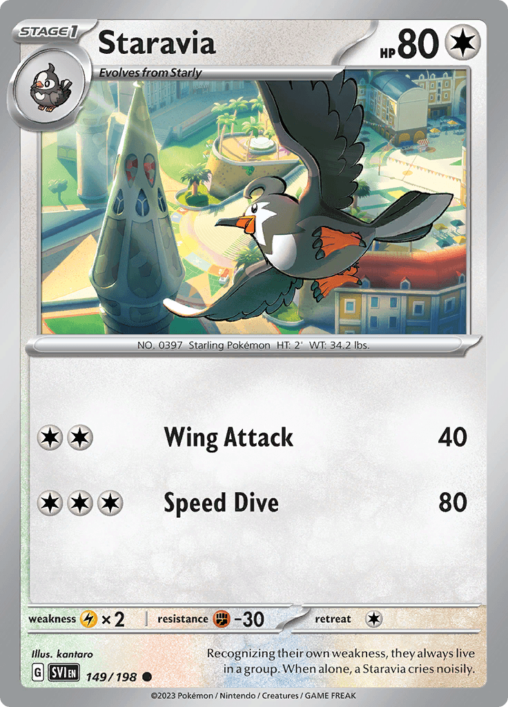 Scarlet Violet Base Staravia