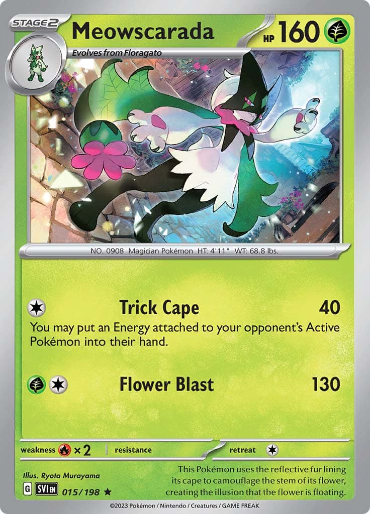 Scarlet Violet Base Meowscarada