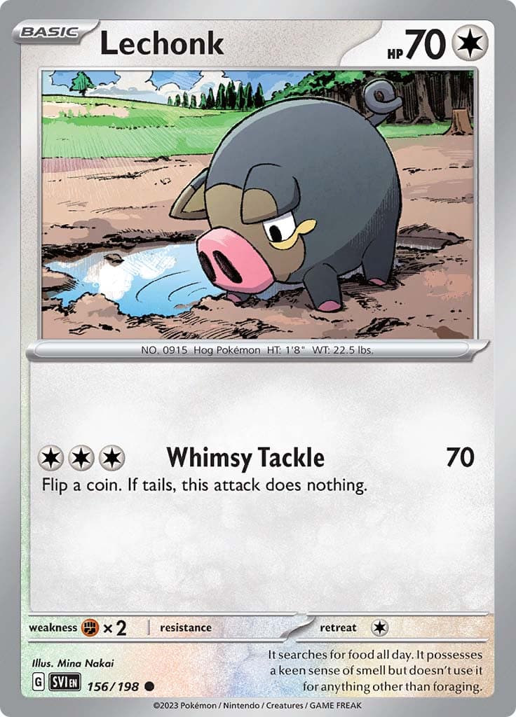 Scarlet Violet Base Lechonk Alt2