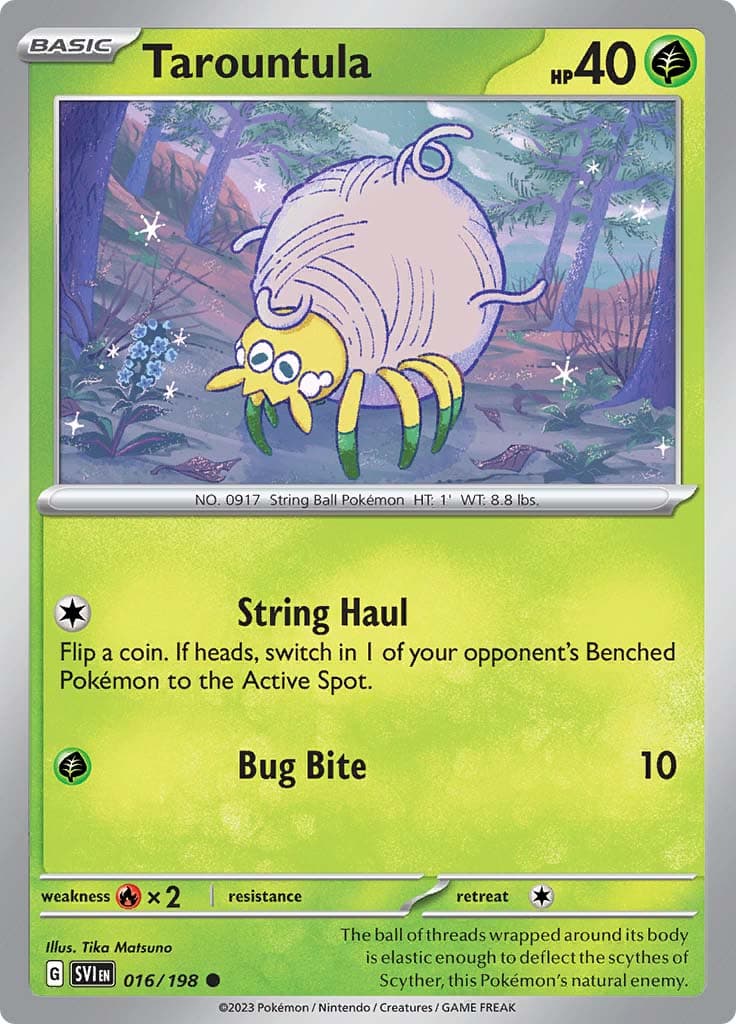 Scarlet Violet Base Tarountula