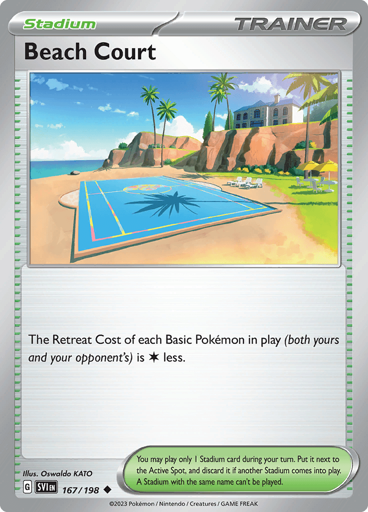 Scarlet Violet Base Beach Court