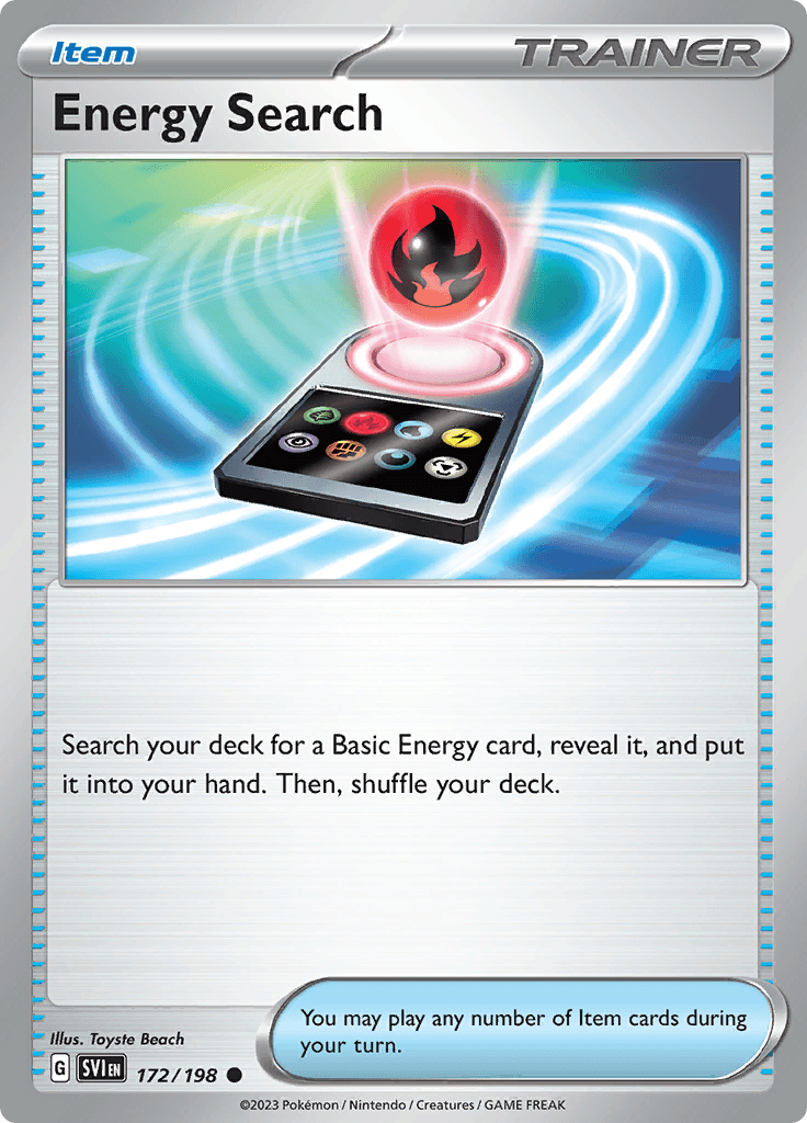 Scarlet Violet Base Energy Search
