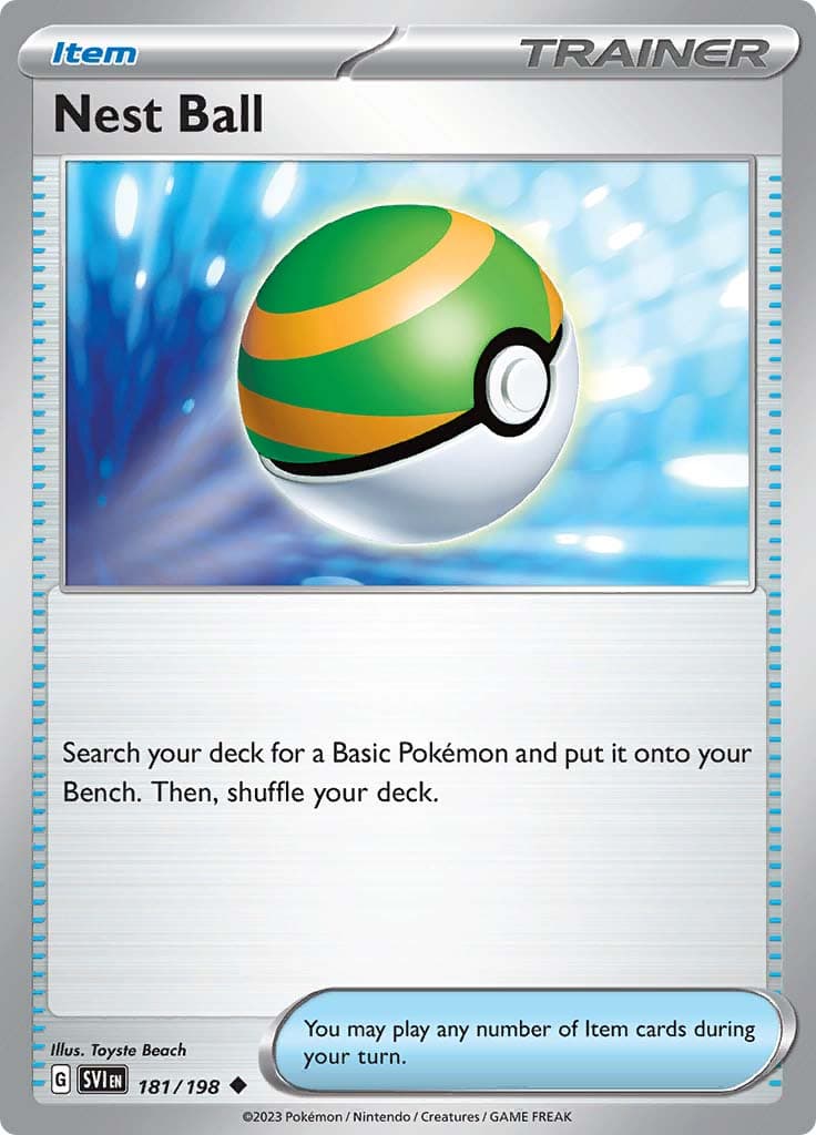 Scarlet Violet Base Nest Ball