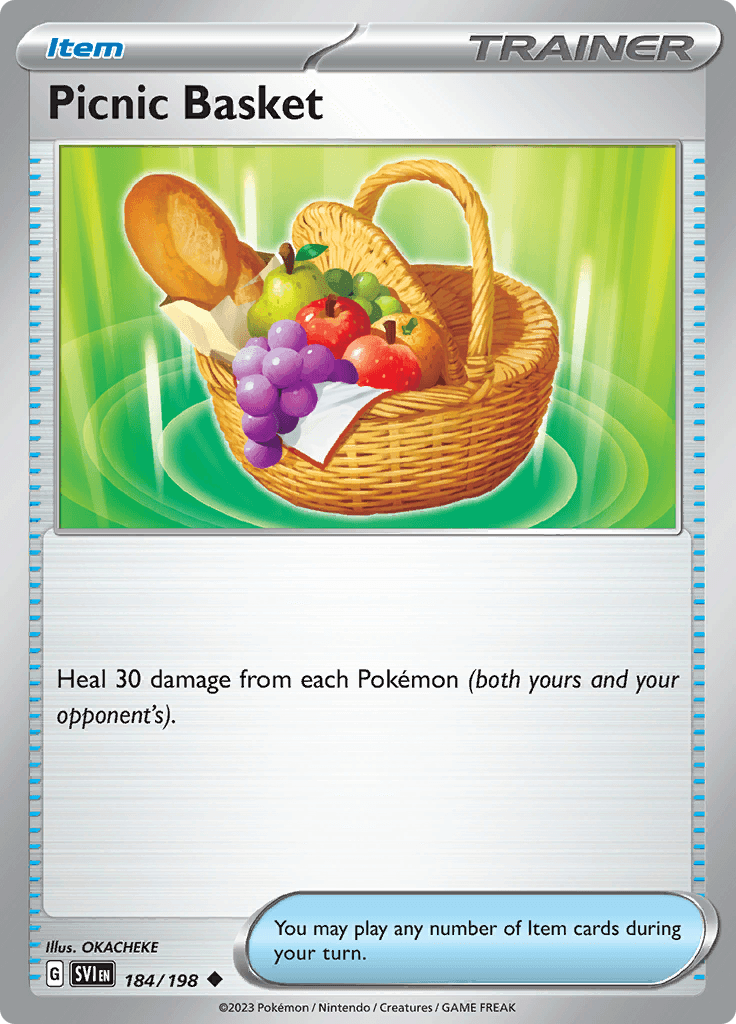 Scarlet Violet Base Picnic Basket
