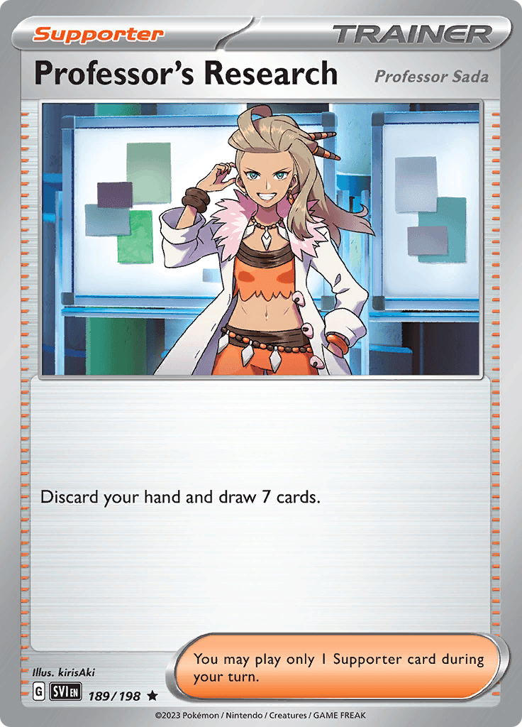 Scarlet Violet Base Professors Research