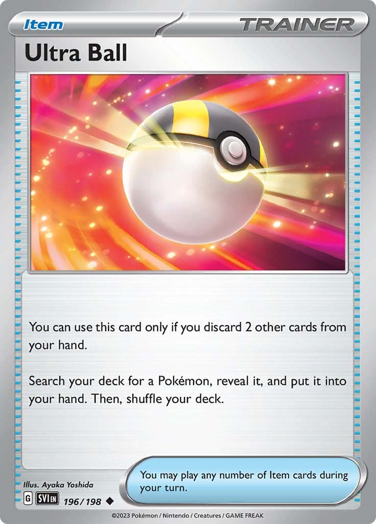 Scarlet Violet Base Ultra Ball