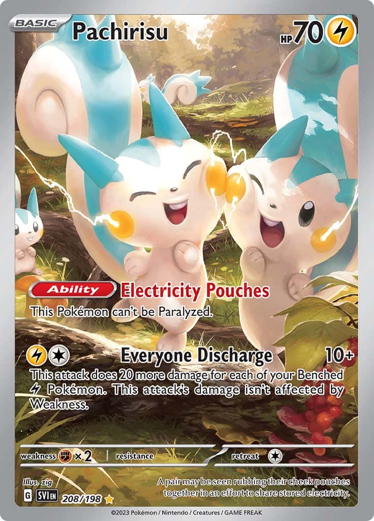 Scarlet Violet Base Pachirisu