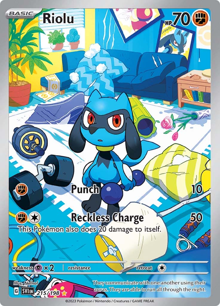 Scarlet Violet Base Riolu