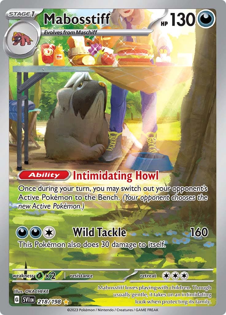 Scarlet Violet Base Mabosstiff