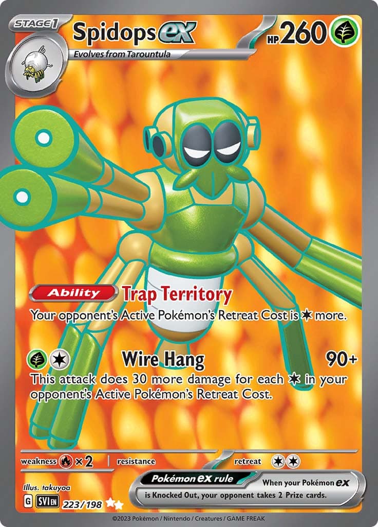 Scarlet Violet Base Spidops Ex