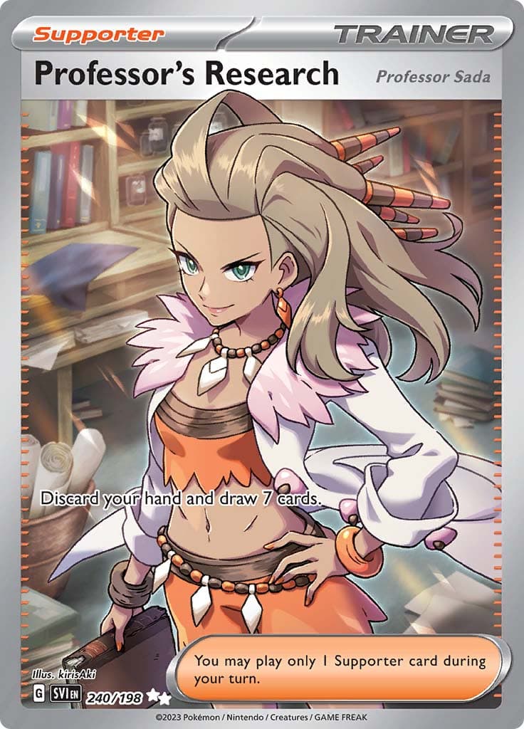 Scarlet Violet Base Professors Research