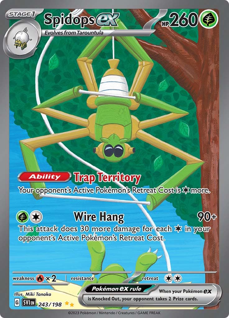 Scarlet Violet Base Spidops Ex
