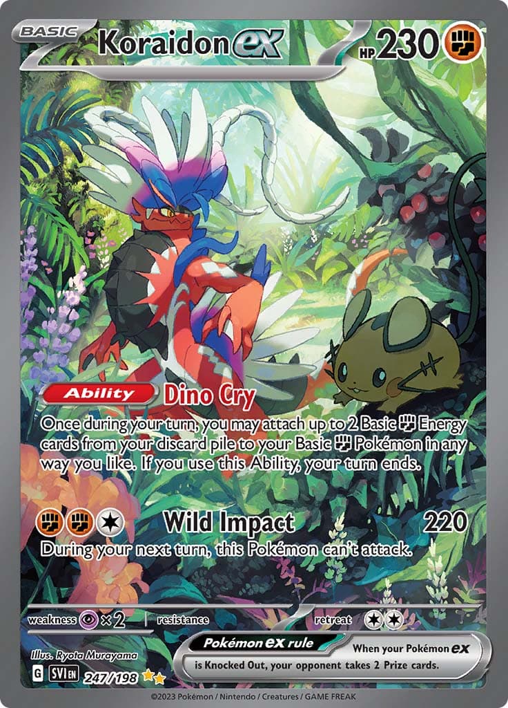 Scarlet Violet Base Koraidon Ex