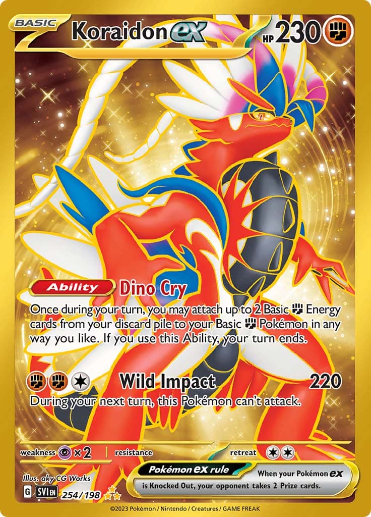 Scarlet Violet Base Koraidon Ex