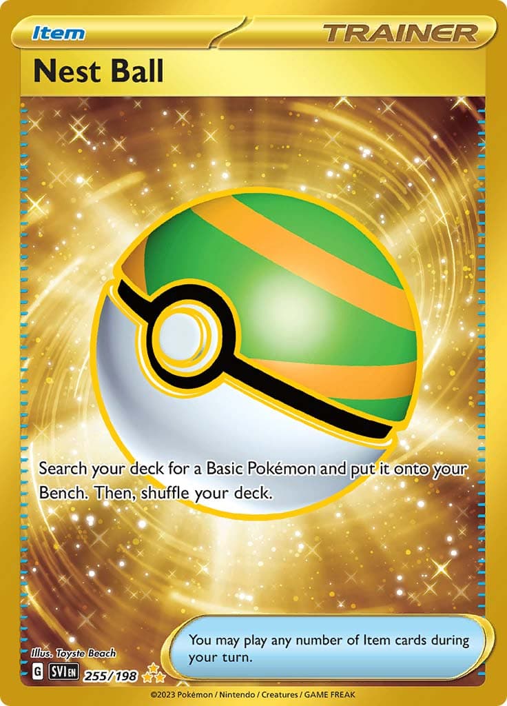Scarlet Violet Base Nest Ball