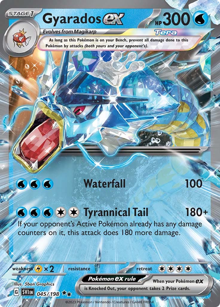 Scarlet Violet Base Gyarados Ex