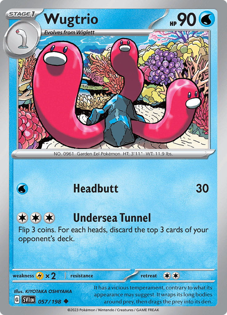 Scarlet Violet Base Wugtrio