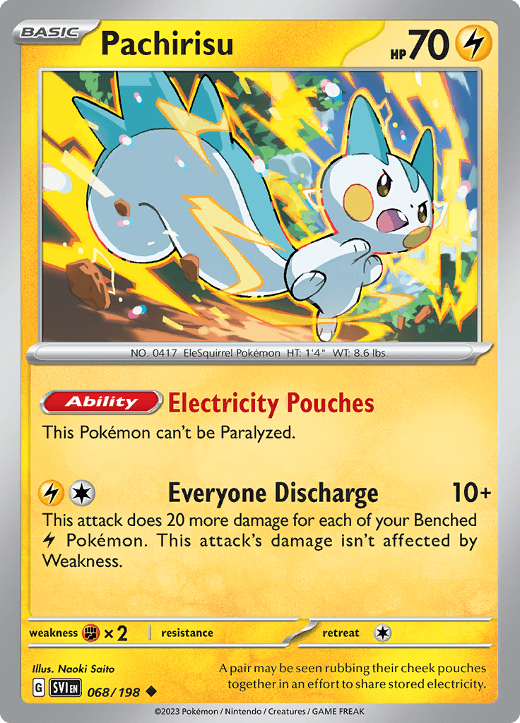 Scarlet Violet Base Pachirisu