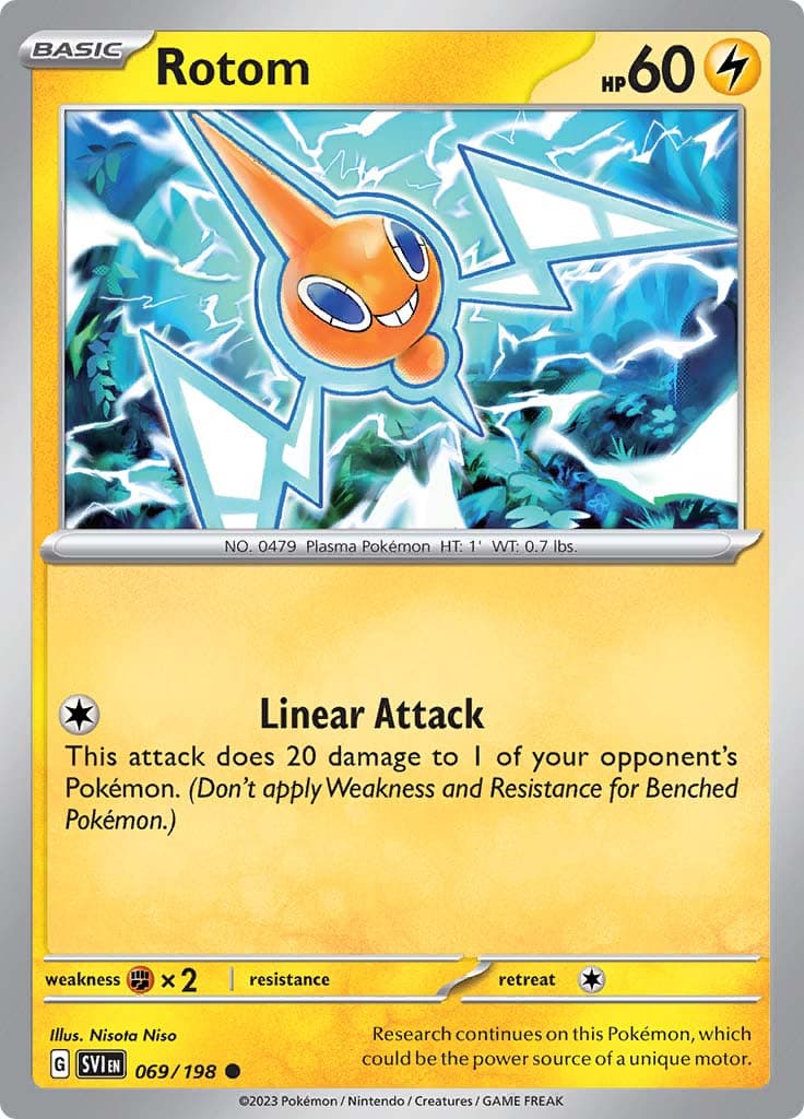 Scarlet Violet Base Rotom