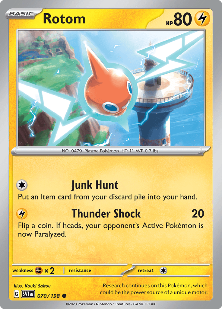Scarlet Violet Base Rotom Alt