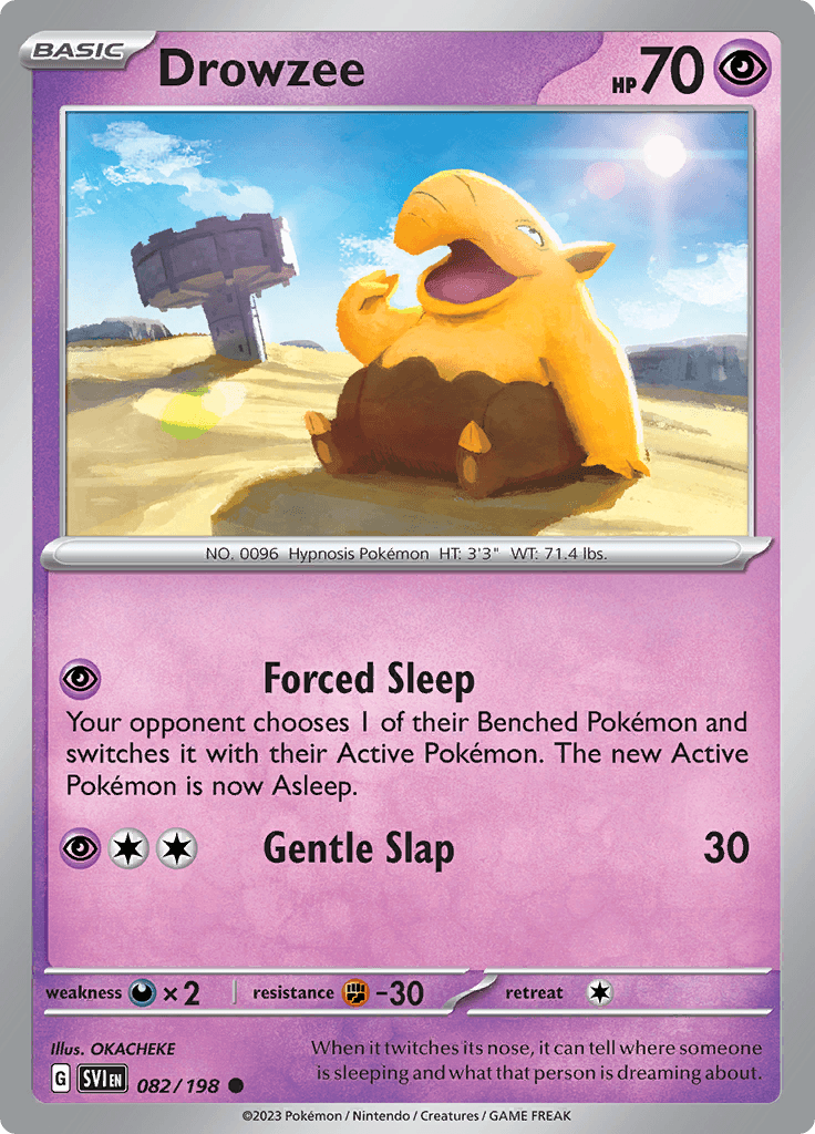 Scarlet Violet Base Drowzee