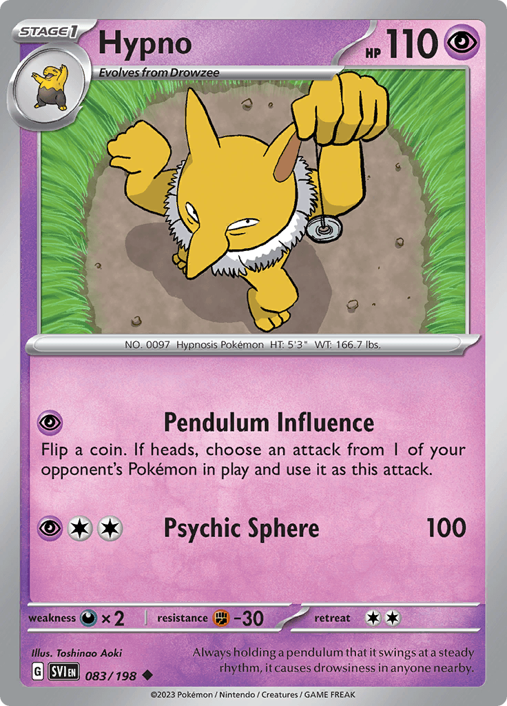 Scarlet Violet Base Hypno