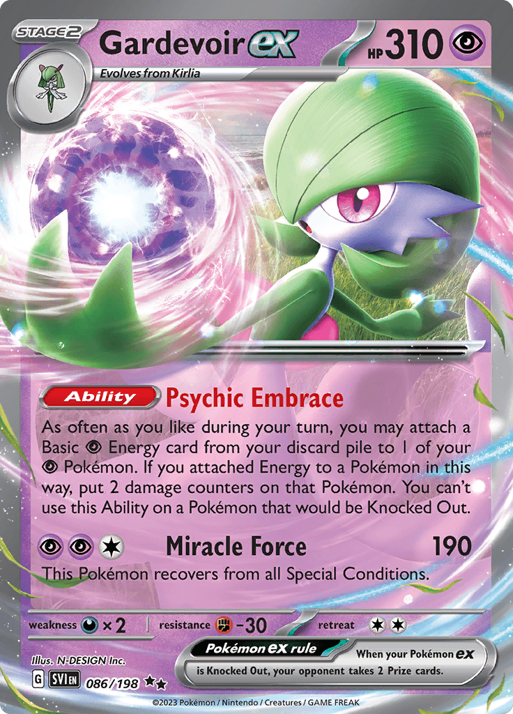 Scarlet Violet Base Gardevoir Ex