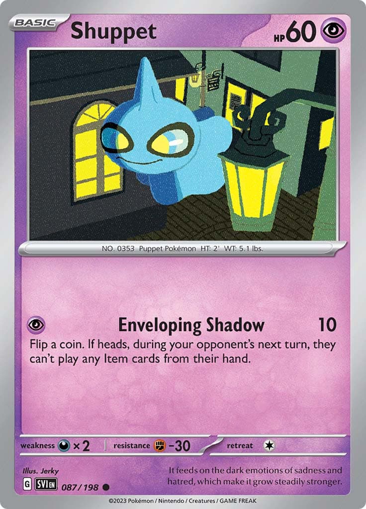Scarlet Violet Base Shuppet