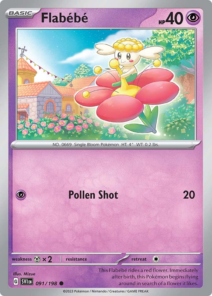 Scarlet Violet Base Flabebe