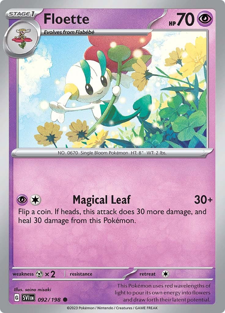 Scarlet Violet Base Floette