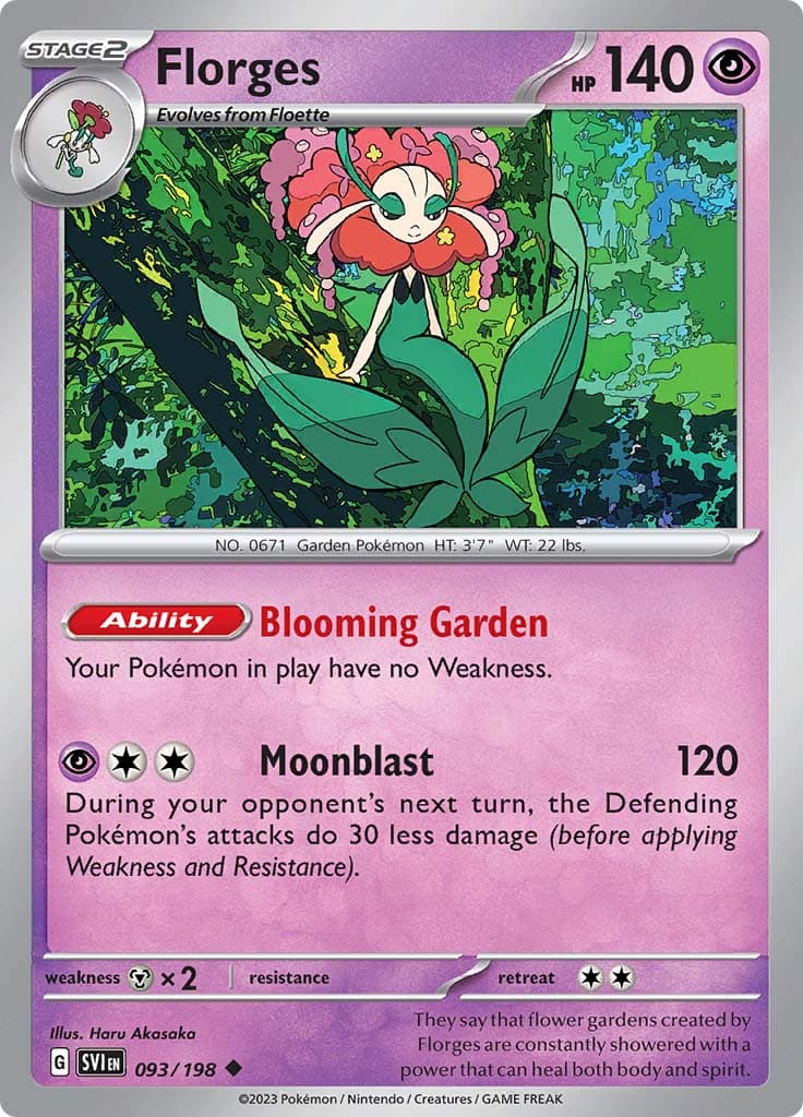 Scarlet Violet Base Florges