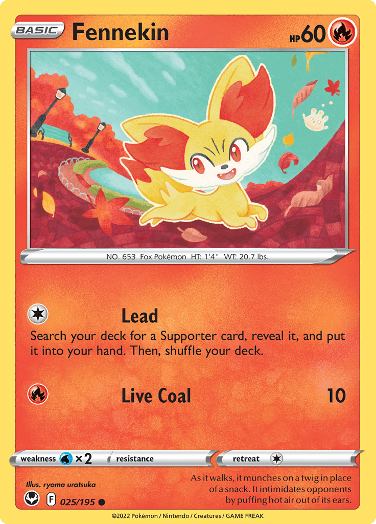 Silver Tempest Fennekin 025