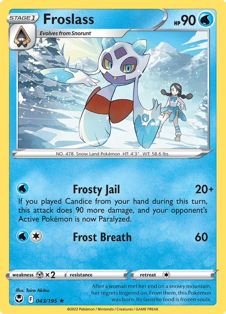 Silver Tempest Froslass 043