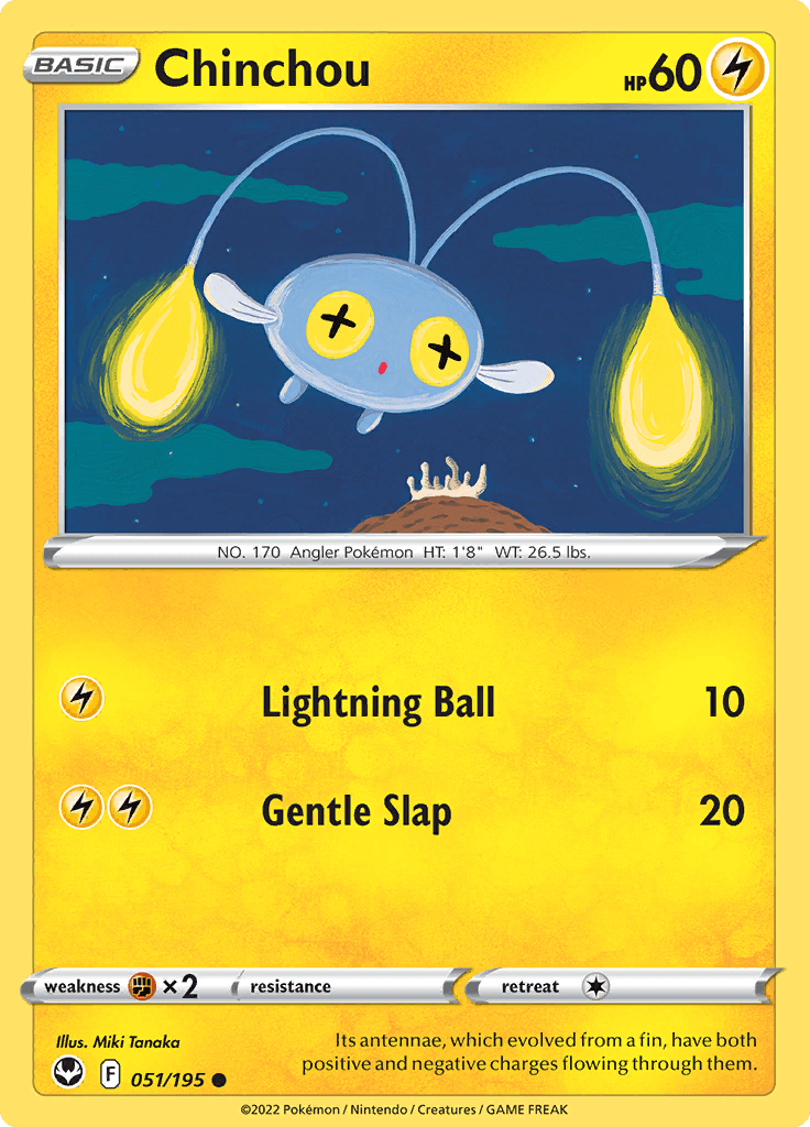 Silver Tempest Chinchou 051