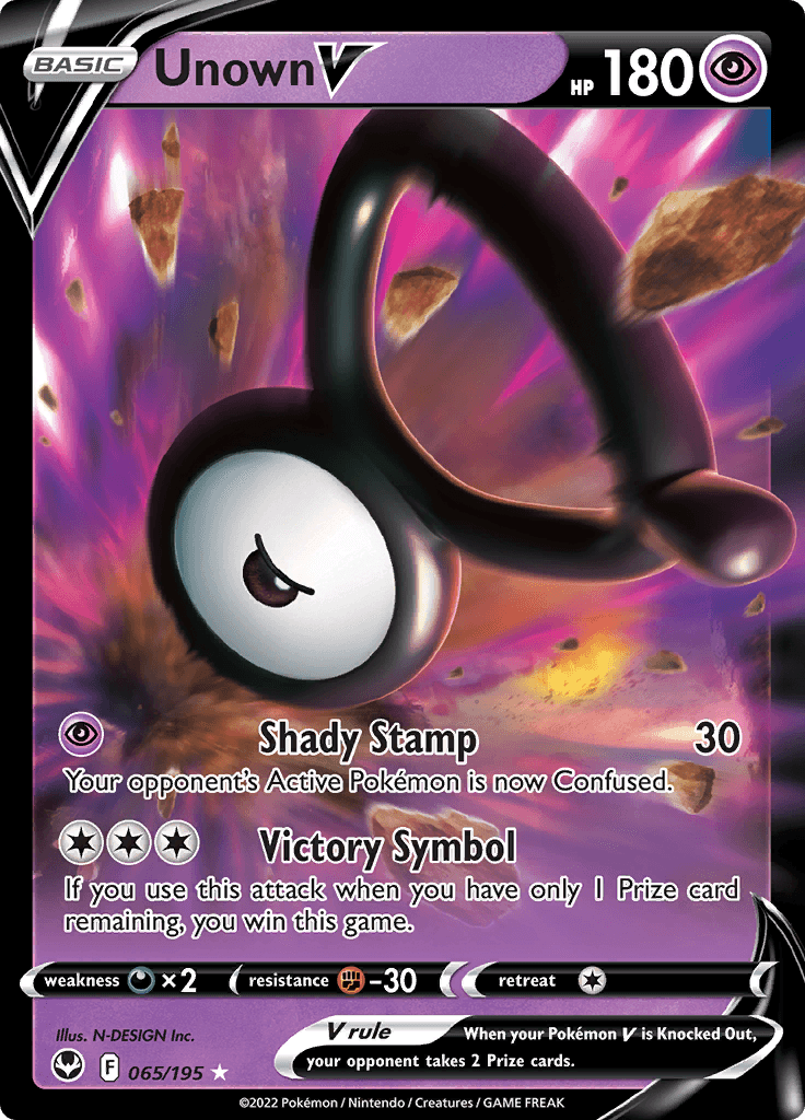 Silver Tempest Unown V 065