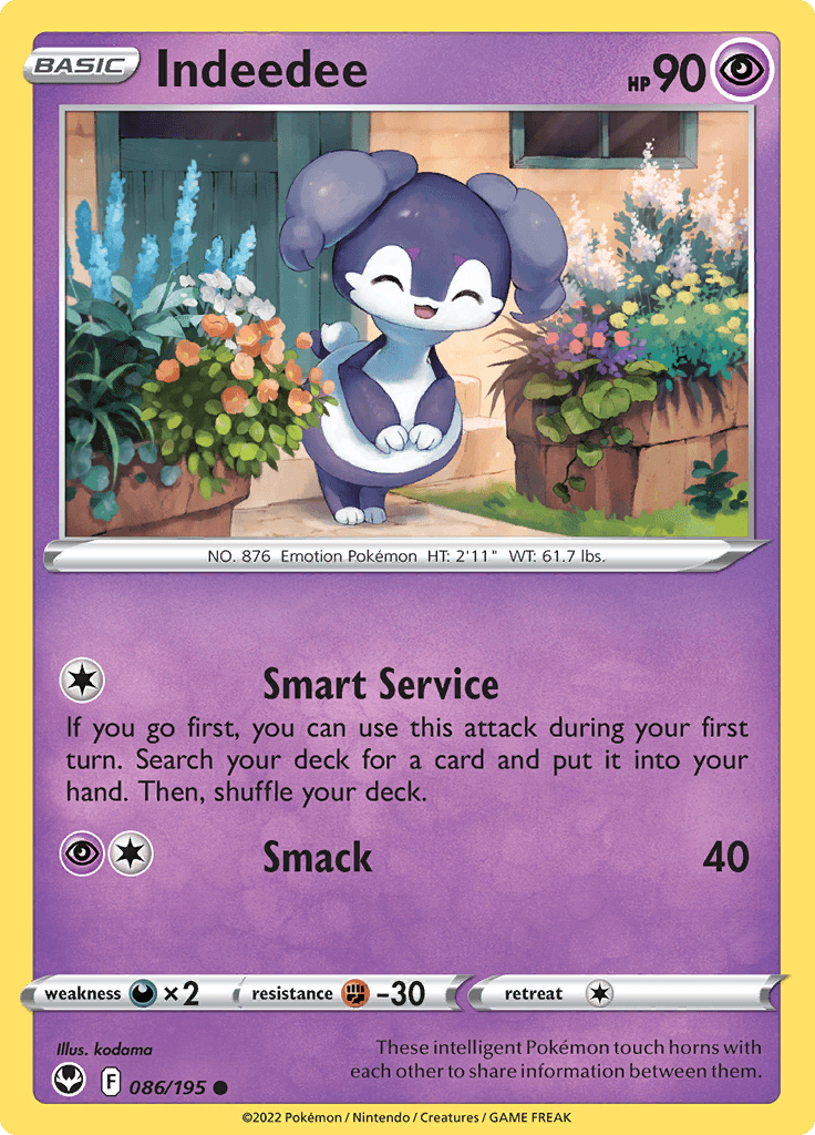 Silver Tempest Indeedee 086