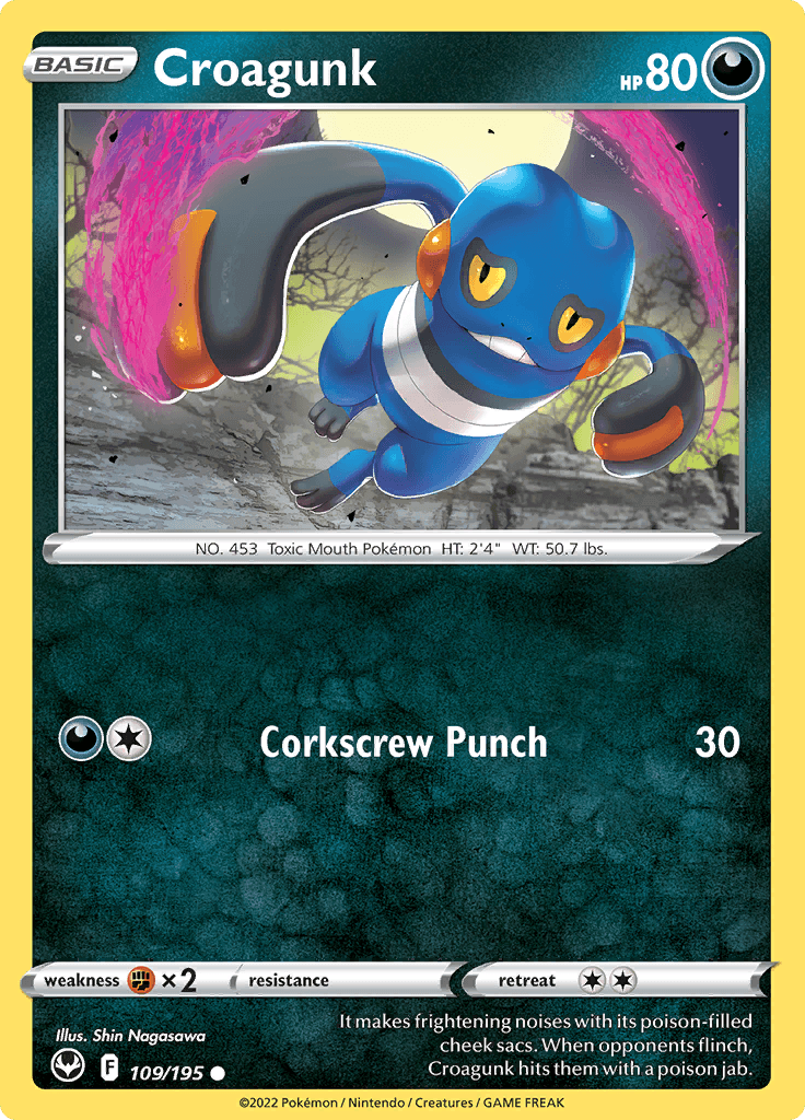 Silver Tempest Croagunk 109