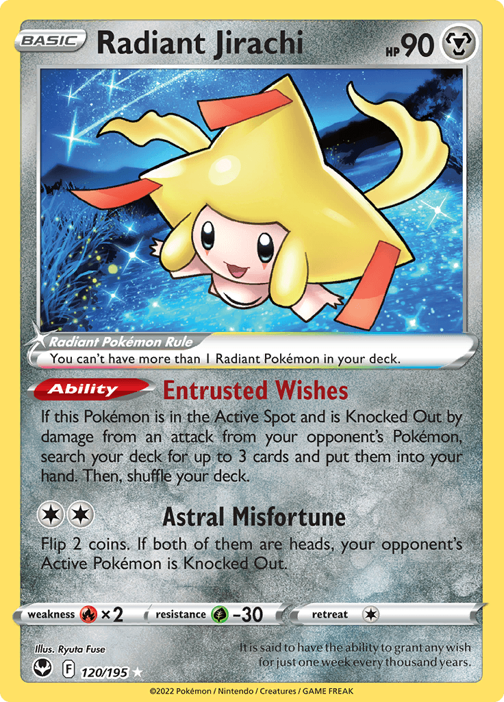 Silver Tempest Radiant Jirachi 120