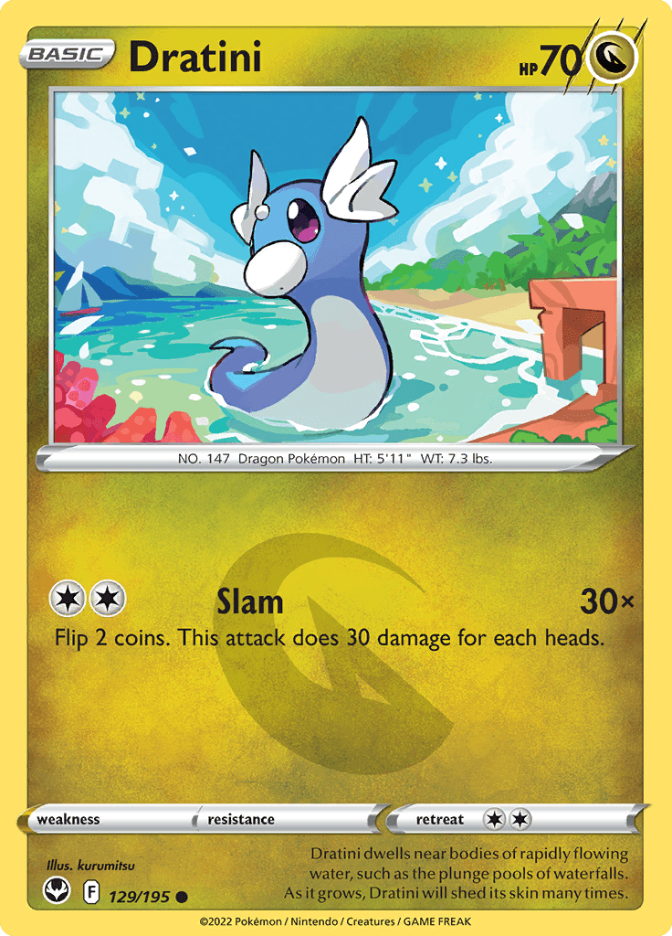 Silver Tempest Dratini 129